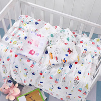 Tricoté Bambou Coton Bébé Emmaillotage Serviette Écologique Dessin Animé Motif Nouveau-Né Emballage Bain Câlin Couette Personnalisable Toutes Saisons