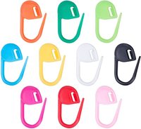Épingles de sûreté en plastique colorées de 22 mm, 1000 pièces, outils de tissage DIY pour fil, aiguille à tricoter, marqueur de pull, boucles, accessoire de couture