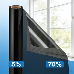 Película <span class=keywords><strong>de</strong></span> Vinilo para Ventanas <span class=keywords><strong>de</strong></span> Edificios y Casas con Aislamiento Térmico y Rechazo <span class=keywords><strong>de</strong></span> Rayos UV, Película Decorativa <span class=keywords><strong>de</strong></span> Visión Unidireccional para Ventanas - Product Image 4
