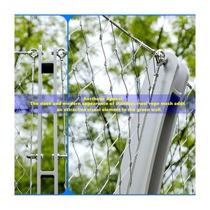 Marco de hierro de PVC de alta calidad, malla de esgrima para zoológico, Panel tejido a mano bajo para entrada de césped, excelente seguridad para parque de animales exóticos - Product Image 3