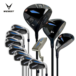Juego <span class=keywords><strong>de</strong></span> <span class=keywords><strong>Palos</strong></span> <span class=keywords><strong>de</strong></span> <span class=keywords><strong>Golf</strong></span> Stealth Black PVD para Hombre - Hierros Forjados <span class=keywords><strong>de</strong></span> Alto MOI y Putter Fresado por CNC - Configuración Profesional <span class=keywords><strong>de</strong></span> 7 <span class=keywords><strong>Palos</strong></span> - Product Image 1
