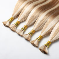 Cheveux naturels non traités, vente en gros d'usine, extensions de cheveux vierges 100% humains Remy, cuticules alignées, cheveux en vrac