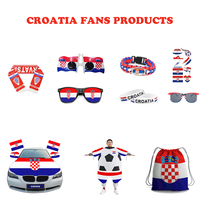 Hot Selling Kroatien Fußball Fan Produkte benutzer definierte Logo Kroatien Fußball Fans Souvenir Merchandise Kroatien Fußball Trikot Flagge