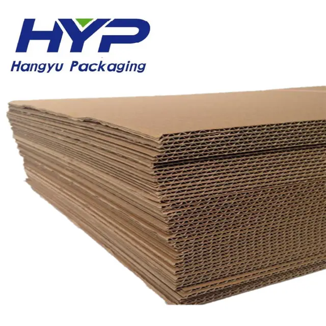 Haute qualité recyclable de carton ondulé pour la fabrication de boîtes
