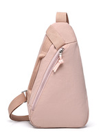 Sac de poitrine multifonctionnel en nylon de style coréen pour le sport et le cyclisme, grande capacité, tendance