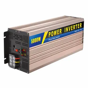 5000w 12v 24v 48v hibrid kapalı ızgara tek fazlı güneş güneş güneş enerjisi sistemi için güç inverteri 5kva ev ev için