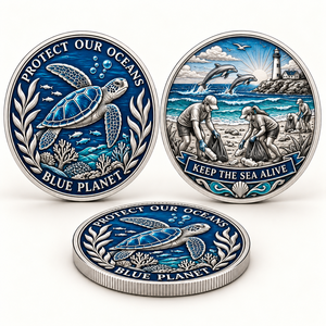 Moneda Conmemorativa Personalizada al por Mayor, Moneda de Desafío con Logotipo, de Latón, Oro, Plata, Metal, Esmalte Suave 3D - Product Image 2