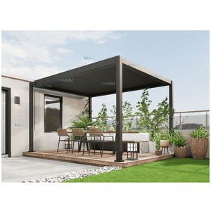 Pérgola Moderna con Techo de Láminas Ajustables KAKADU HP15, de Aluminio, para Exteriores, Personalizable, con Protección Solar y contra la Lluvia, Control Remoto, para Jardín - Product Image 6