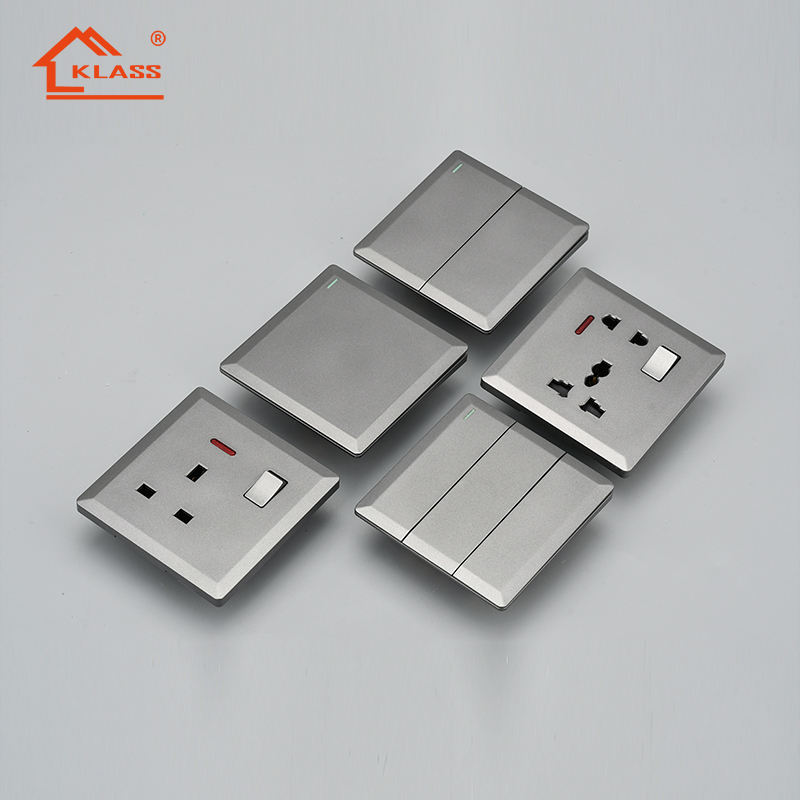New Arrival Ultra Thin PC Material BS UK Standard Switches