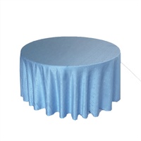 Nappe en polyester de couleur unie pour restaurant, mariage, fête, banquet