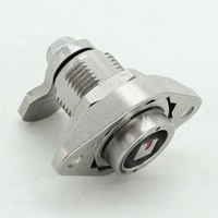 Verrou à came à quart de tour en acier inoxydable SS304, à entraînement carré/triangulaire, loquet rotatif à compression robuste pour applications ferroviaires