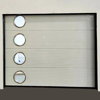 Accesorios Profesionales para Ventanas de Garaje Circulares de Aleación de Aluminio Plateado, Diseño Moderno, Insonorizados, Duraderos, Fáciles de Instalar con Tornillos 1