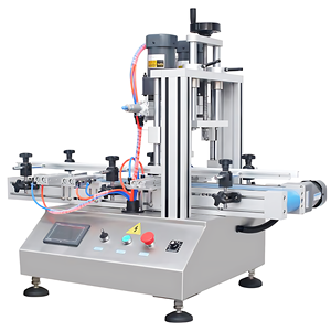 Ligne de production semi-automatique de bouteilles avec moteur pour l'alimentation et les boissons, garantie 1 an, machine de bouchage de bouteilles - Product Image 1