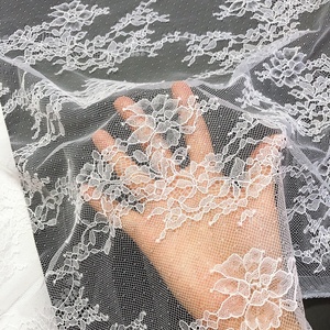 Robe d'été légère et douce Tissu de dentelle française <span class=keywords><strong>Chantilly</strong></span> pour dames LT21030 - Product Image 4
