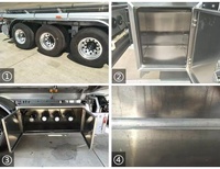 Nouveau camion-citerne de transport de gazole et d'essence robuste, 8x4 roues motrices, réservoir de 30 000 litres en acier au carbone/acier inoxydable