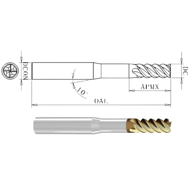 Custom CNC Manufacturer Tungsten Carbide Milling