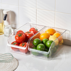 Boîte de rangement carrée pliable en verre de qualité alimentaire pour réfrigérateur, bac de conservation par injection pour œufs congelés, fruits/légumes de cuisine - Product Image 2