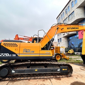 Performances de stabilité, excavatrice Hyundai220lc-9s d'occasion d'origine, 22 tonnes, pompe à engrenages PLC, roulement, moteur, composants principaux, moteur d'origine - Product Image 1