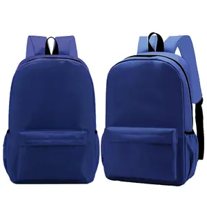 Popular Featured Suppliers Blue OEM Service Custom Material Book Bag Student Schoolboy Backpack Bags for Children