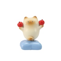Cat PAI Happy-Go-Round Blind Box Figurine de chat rotative mignonne pour bureau, figurine d'action animale Kawaii, vente en gros