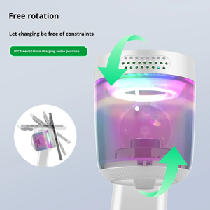 Nueva Tendencia .2 Cargador Inalámbrico Magnético 3 en 1, Altavoz Magnético RGB, Cargador Móvil de Carga Rápida a Baja Temperatura de 25 W de Fábrica - Product Image 4