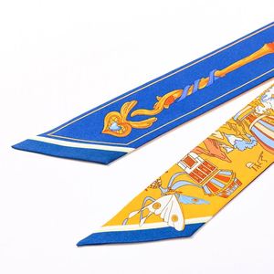 Custom European Classic Elegant Autumn <b>Winter</b> Summer Spring Printed Luxury Square Silk <b>Scarves</b> Soie Foulard Bandana Silk <b>Scarves</b> - Product Image 2