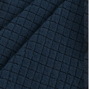 Hochwertiges 100% Polyester Fahrradjacken-Material Günstiges Fleece Jacquard Fischgrätmuster Mini-Gitter Mikro-Polar Fancy Mini-Gitter - Product Image 2