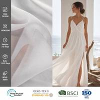 Tissu en Chiffon Uni 75D de Haute Qualité Personnalisé pour Robes Femme OEM ODM – Fabricant de Base de Chiffon Transparent Doux Imprimé