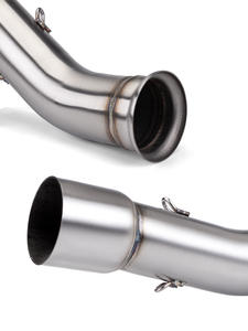 ท่อไอเสียสแตนเลสแบบใหม่สำหรับ NK800 อุปกรณ์เสริมสำหรับดัดแปลงท่อไอเสียรถจักรยานยนต์ ท่อเก็บเสียงแบบยูนิเวอร์แซล - Product Image 3