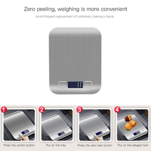 <span class=keywords><strong>Balance</strong></span> de café en acier inoxydable d'échelle de <span class=keywords><strong>cuisine</strong></span> numérique 5KGS avec fonction de mesure du poids de la puissance de la b - Product Image 4