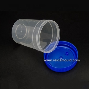 <span class=keywords><strong>Urine</strong></span> et matières fécales en plastique jetables médicales personnalisées pour les tailles de 40ml et 60ml de tasses d'essai de moule de chapeau - Product Image 4