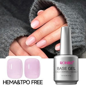 RONIKI Pre Polish <span class=keywords><strong>Protection</strong></span> HEMA&TPO Free <span class=keywords><strong>Base</strong></span> Coat Gel <span class=keywords><strong>Base</strong></span> per Unghie che Protegge dai Stimoli Esterni - Product Image 1