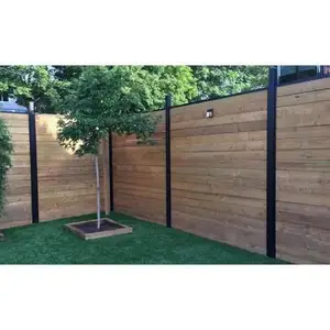 Wholesale Factory Cheap Aluminum Garden Fence 6FT WPC Outdoor Fence Waterproof Fencing