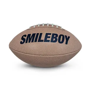 Custom Logo Premium Kwaliteit Officiële Games Amerikaanse Voetbal Rugbybal