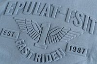 Erkek % 100% pamuk T-Shirt yüksek kalite özel Logo kabartmalı baskı o-boyun kısa kollu düzenli Fit çevre dostu örme kumaş