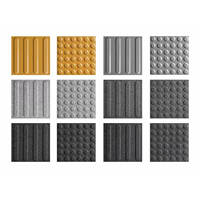 Meilleures ventes : Carreaux de pavage tactiles en céramique émaillée de qualité commerciale 300 mm pour voies ferrées à grande vitesse et allées extérieures