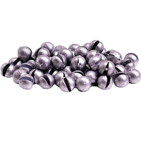 STOCK 100 pièces/sac poids de pêche en cuivre plombs amovibles plomb poids de tir fendus pour lac ruisseau océan bateau pêche vivaneau