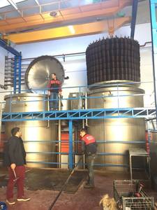 Cedit Machine automatique de teinture de fil acrylique à haute productivité avec chauffage indirect à la vapeur en acier inoxydable 316L garantie de 2 ans - Product Image 3