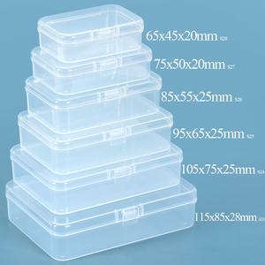 YUZMEI Scatola di Plastica Rettangolare Personalizzabile con Logo, Contenitore per Utensili, Gioielli e Perline, Mini Scatola in Plastica con Coperchio - Product Image 3