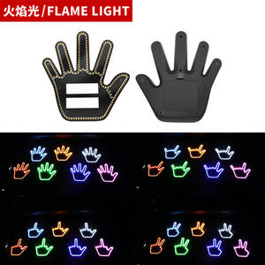 12V Wireless Remote Control RGB LED Middle <b>Finger</b> <b>Light</b> New Condition Hand Car LED <b>Light</b> - Product Image 3