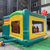 Château gonflable commercial pas cher pour intérieur, jungle, avec toboggan, château gonflable pour enfants et adultes