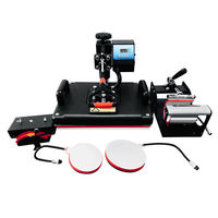 Machine 12x15 pouces 38*38 280 $5 en 1 Presse à chaud pour t-shirt 5in1 A2 A3 Taille Nouveau Combo Pro 6 En 5 1 1F2c Pro 6 En 5 1 Combo