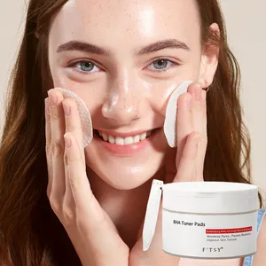 Private Label 75 PCS Pores minimisant quotidiennement les peelings du visage BHA Peeling Exfoliant Resserrement des pores Tampons de toner hydratants