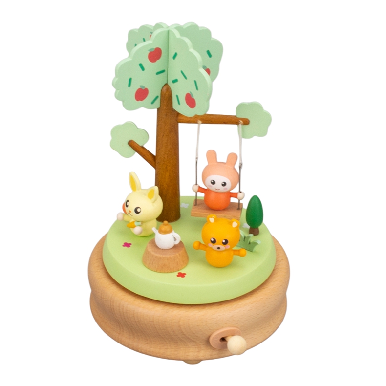 55805016swing wooden music box
