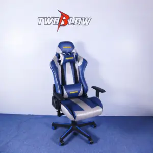 공장 oem e 블루 라운지 접이식 사무실 의자 게임 의자 블루 발판