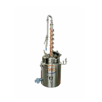 Accueil Distillation Équipement de fermentation Distillateur en cuivre 50L-200L Still for Alcohol Distillation Beverage & Wine Machines