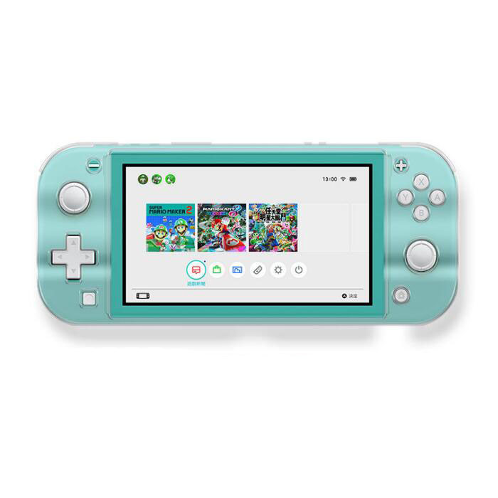 Для Nintendo Switch Lite чехол прозрачный защитный жесткий футляр для игровой приставки Nintendo Switch (Lite