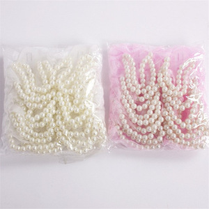 Perle Hand Blume Braut Hochzeit Perle Handgelenk Blume Brautjungfer Armband Blume Knospe Seide Hand Blume Tablett - Product Image 6
