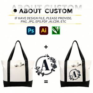 Sacs fourre-tout personnalisés en gros pour femmes, sacs de courses réutilisables avec logo, sacs fourre-tout en toile de coton sérigraphiés pour le quotidien - Product Image 3