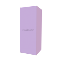 Caja Plegable de Cartón Kraft Blanco Personalizada para Aceites Esenciales, Caja de Papel para Empaque de Regalos Cosméticos